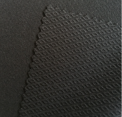 SH-HY-2135   菱形格   成分92%P+8%SP   克重155gsm    幅寬57″/58″ 45度照